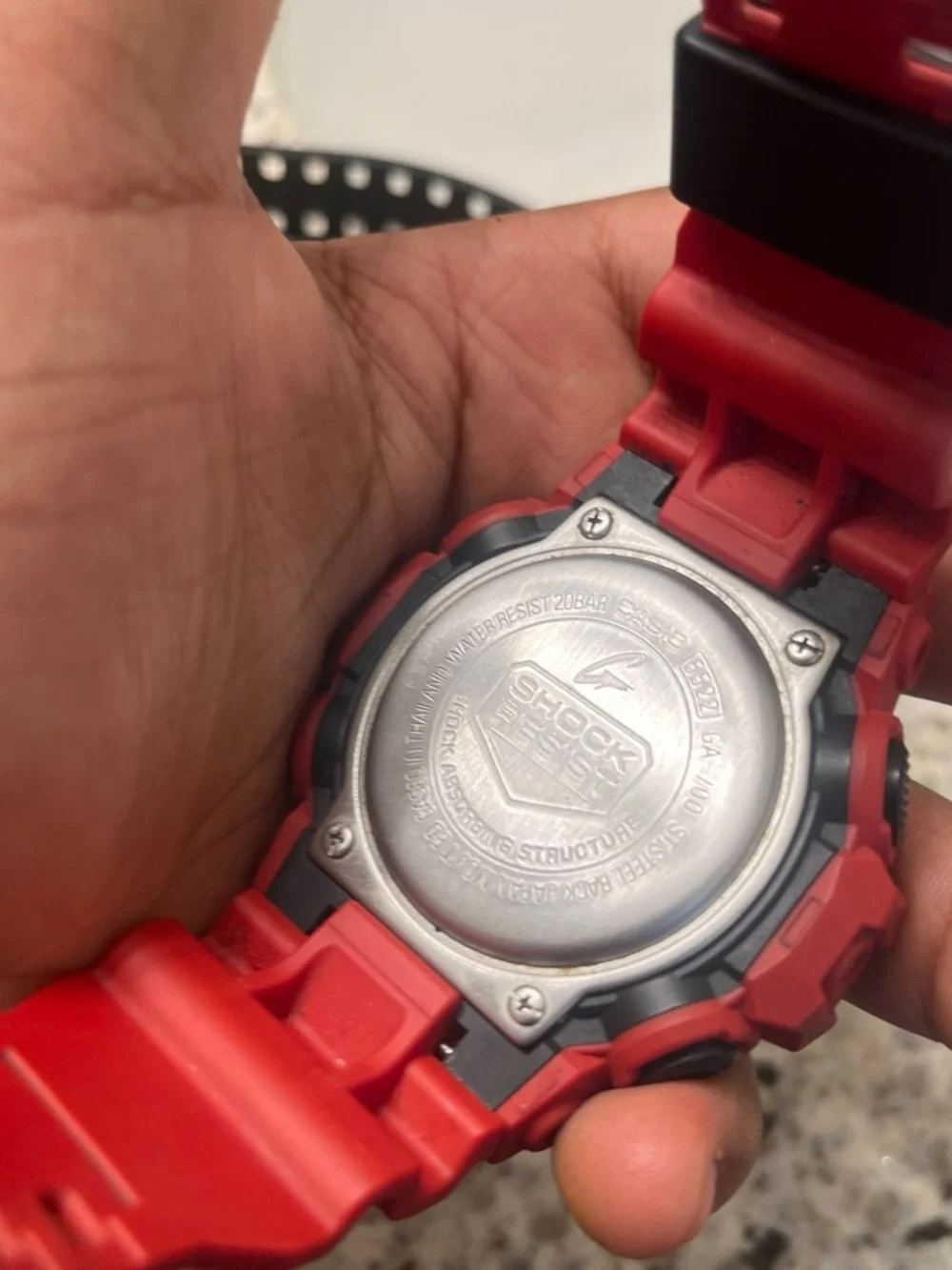Casio G-Shock Black with Blue Dial Sport Watch